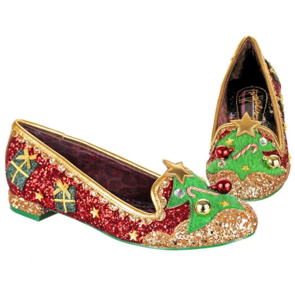 Irregular Choice Flat- Under The Tree