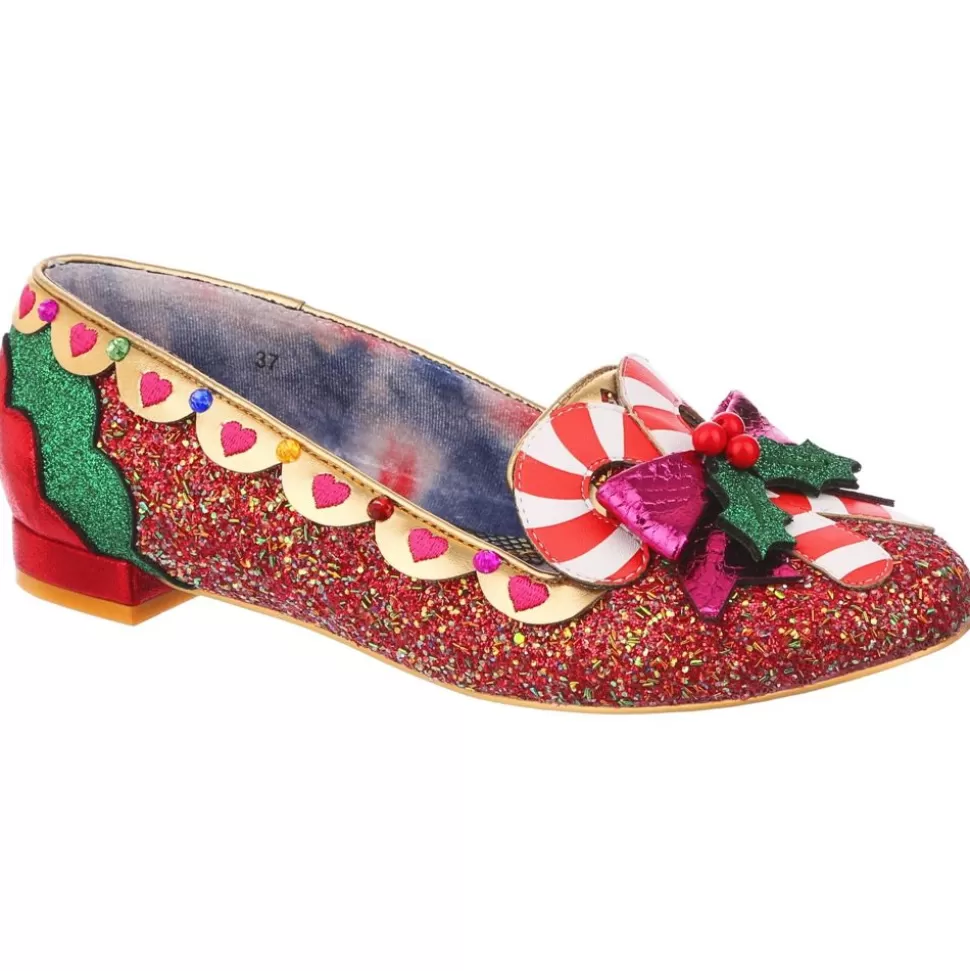 Irregular Choice Flat- Yule Love This