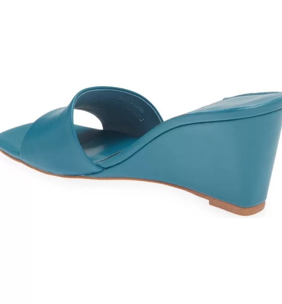 Jeffrey Campbell Wedge- Appetit Teal Wedge