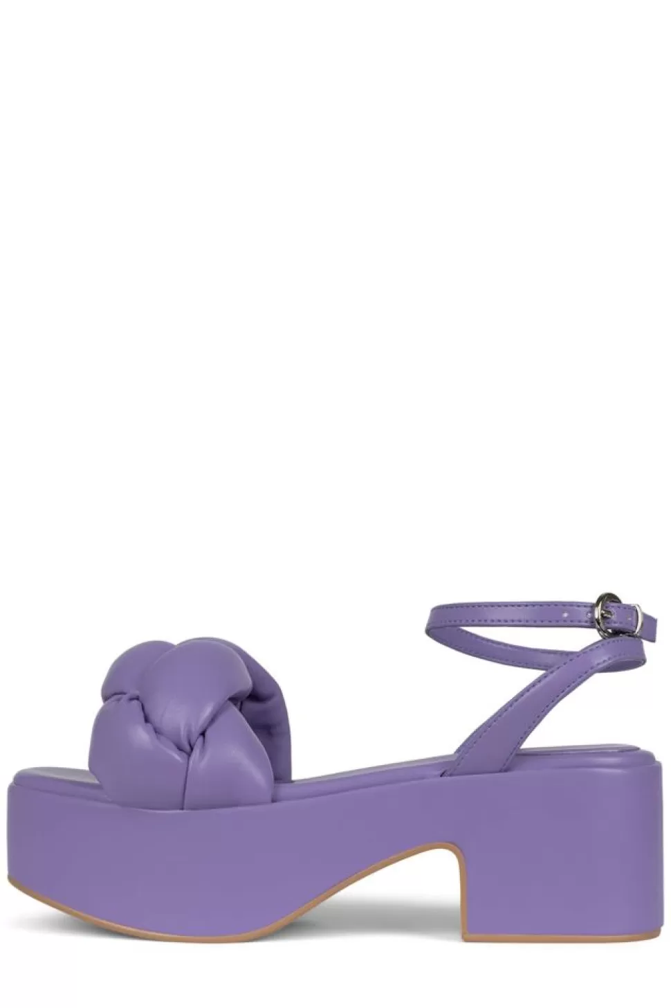 Jeffrey Campbell Sandal- Braided Platform Sandal Lilac