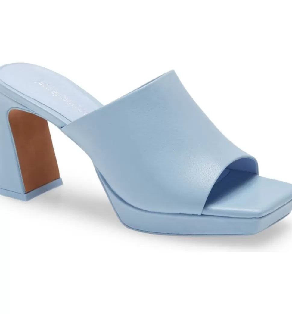 Jeffrey Campbell Mules- Caviar Dusty Blue