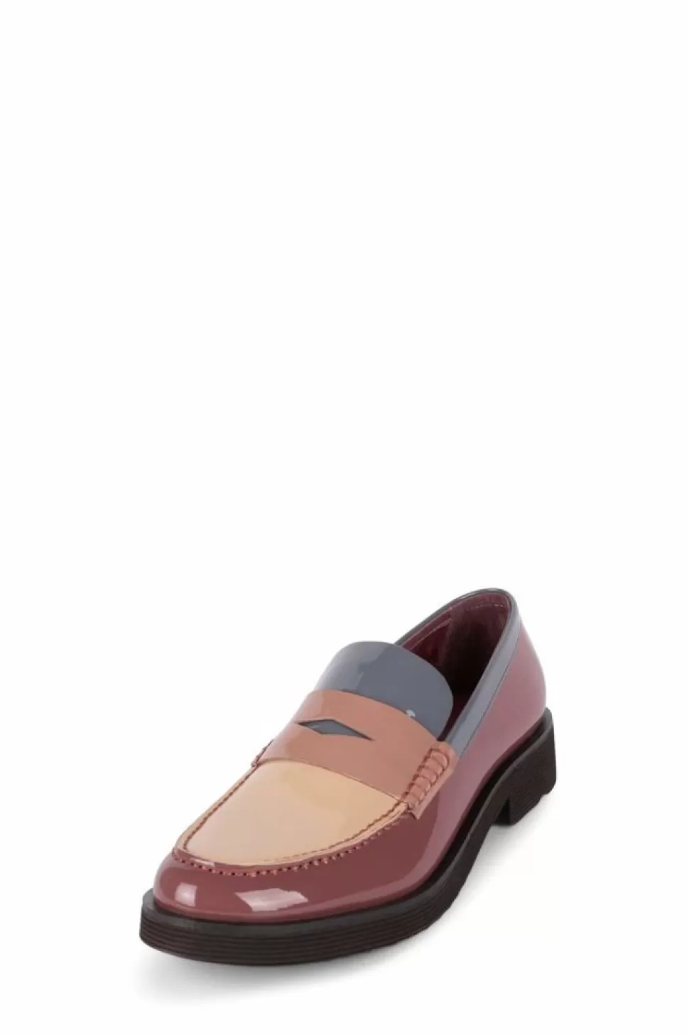 Jeffrey Campbell Loafers/Oxfords- Lenna Loafer Dark Rose