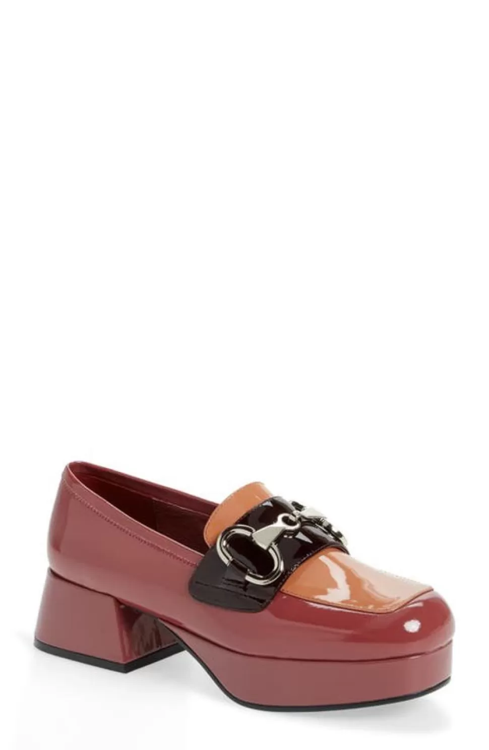 Jeffrey Campbell Loafers/Oxfords- Student-2 Mauve Patent Multi