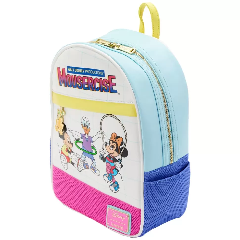 Loungefly Bags- Disney Mousercise Mini Backpack