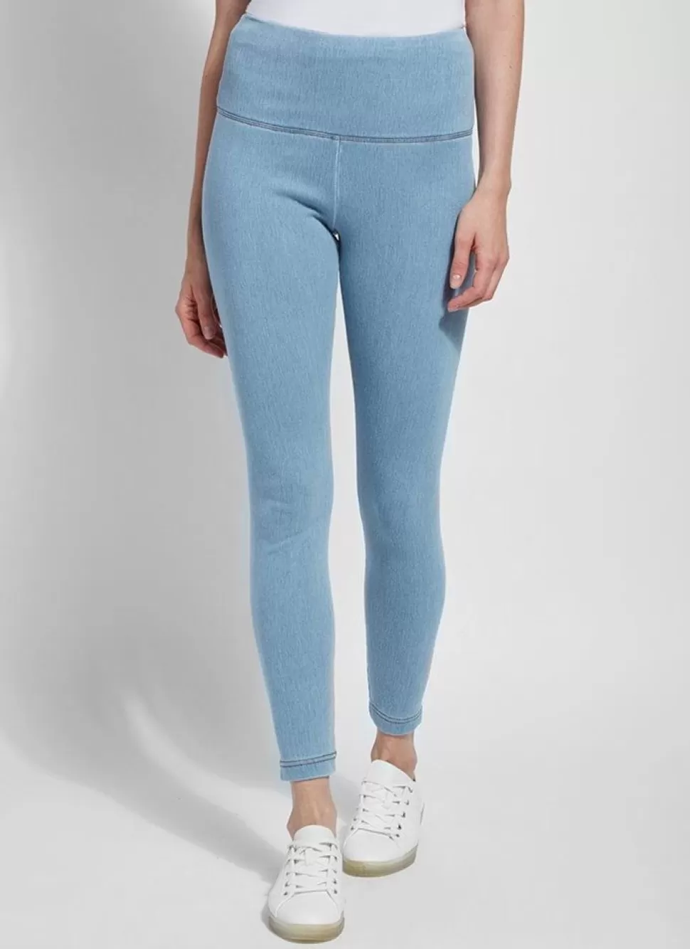 Lysse Leggings- Denim Legging Bleached Blue