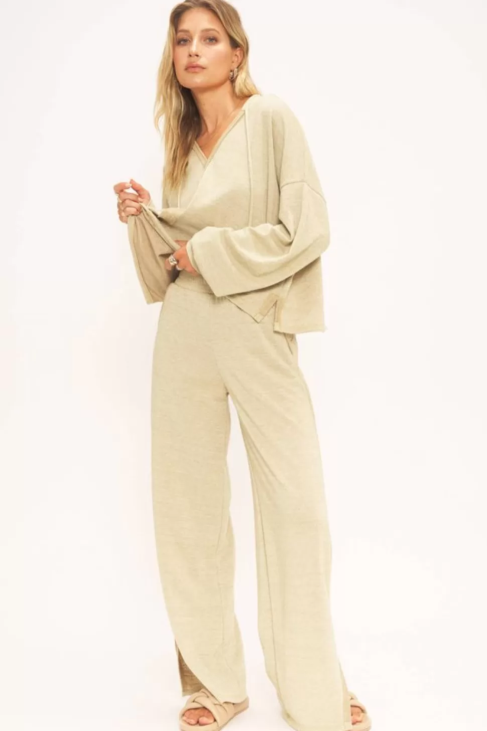 Project Social T Pants- Adey Side Slit Pant