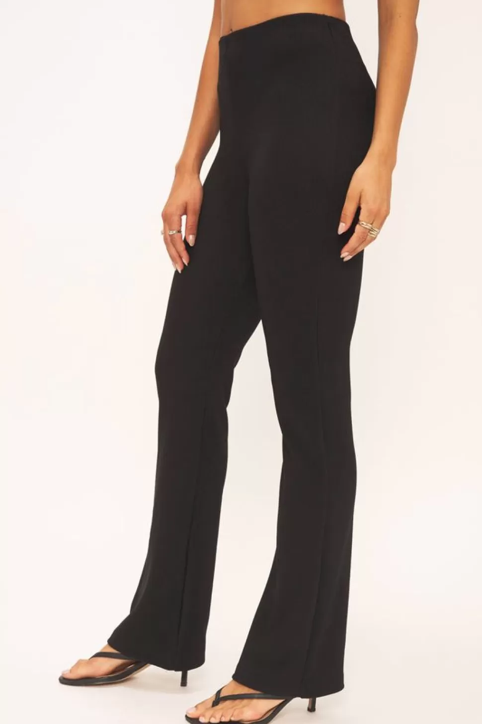 Project Social T Pants- Billie Flared Ottoman Pant