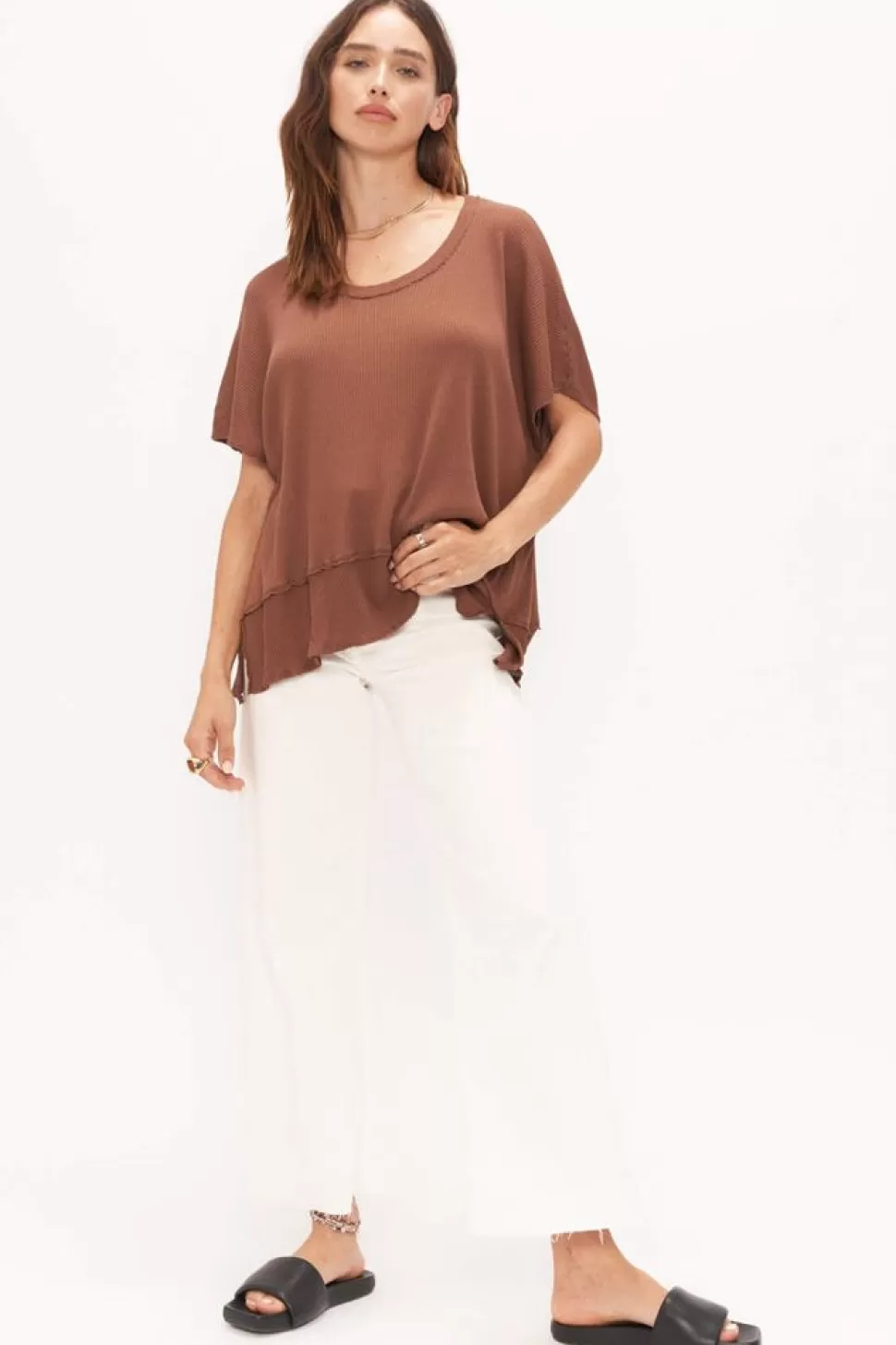 Project Social T T-Shirts- Dalette Maple Rib Tee