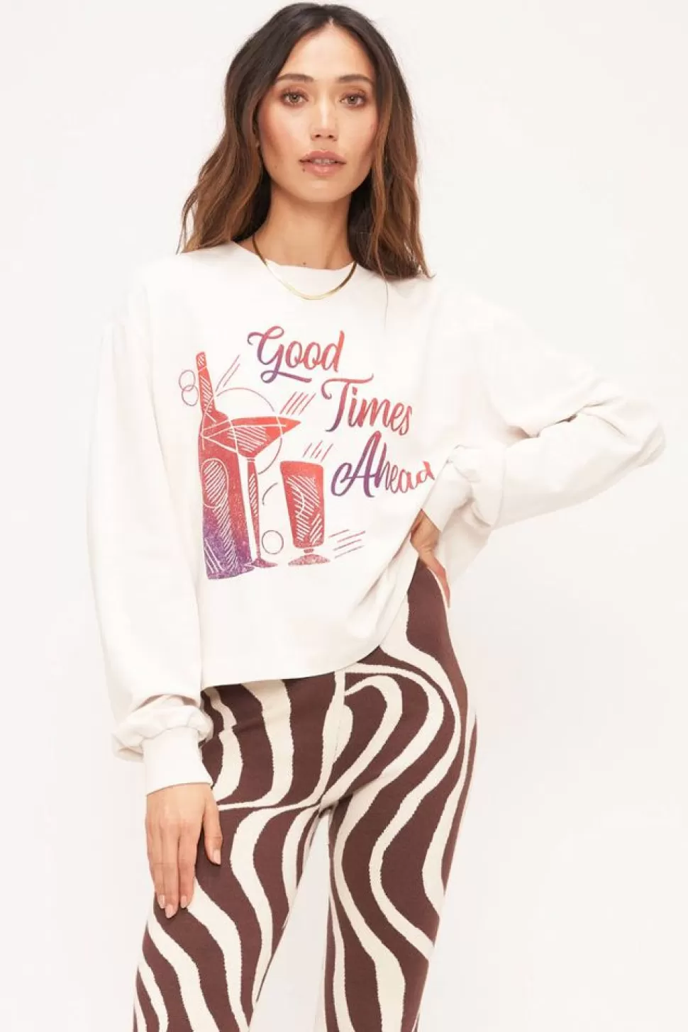 Project Social T Sweatshirts- Good Times Ahead Sweatshirt