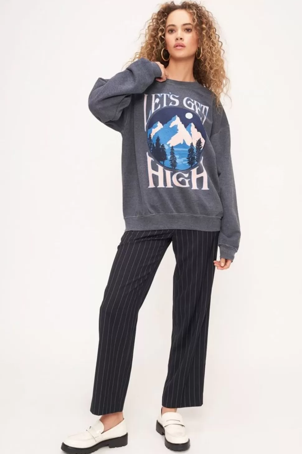 Project Social T Sweatshirts- Let'S Get High Sweatshirt