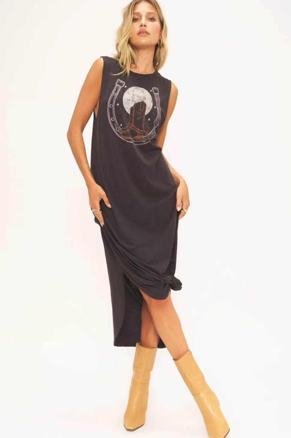 Project Social T Maxi- Lucky Nights Horseshoe Tank Dress