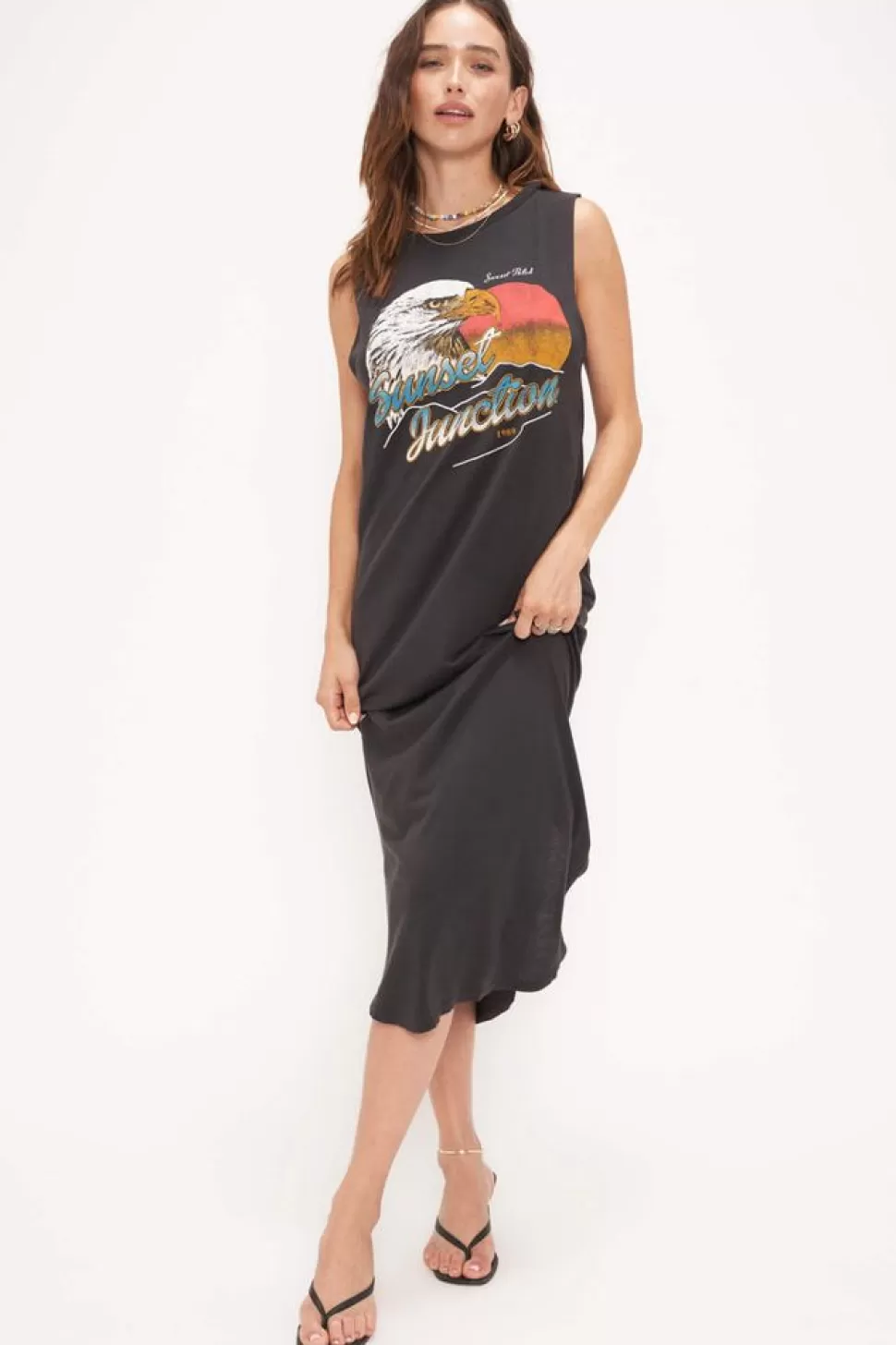 Project Social T Midi- Sunset Junction Tank Dress