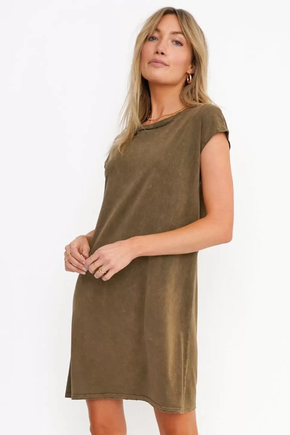 Project Social T Mini- Wave Washed Dress