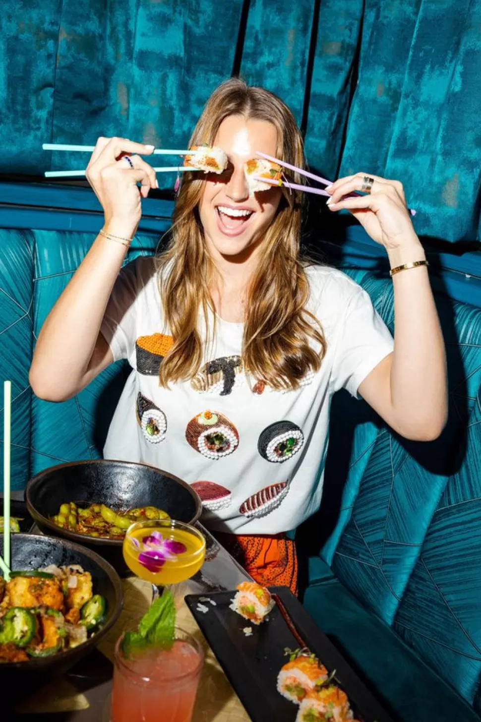 Queen of Sparkles T-Shirts- Sushi Tee