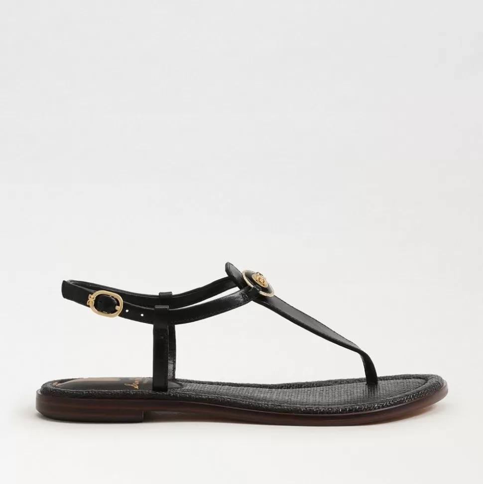 Sam Edelman Sandal- Gigi Black Signet Sandal