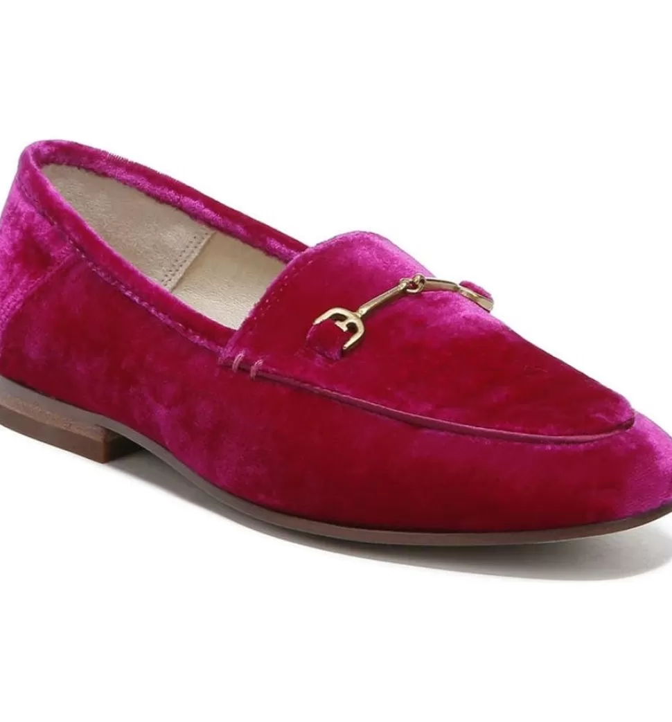 Sam Edelman Loafers/Oxfords- Loraine Bit Loafer Raspberry Velvet