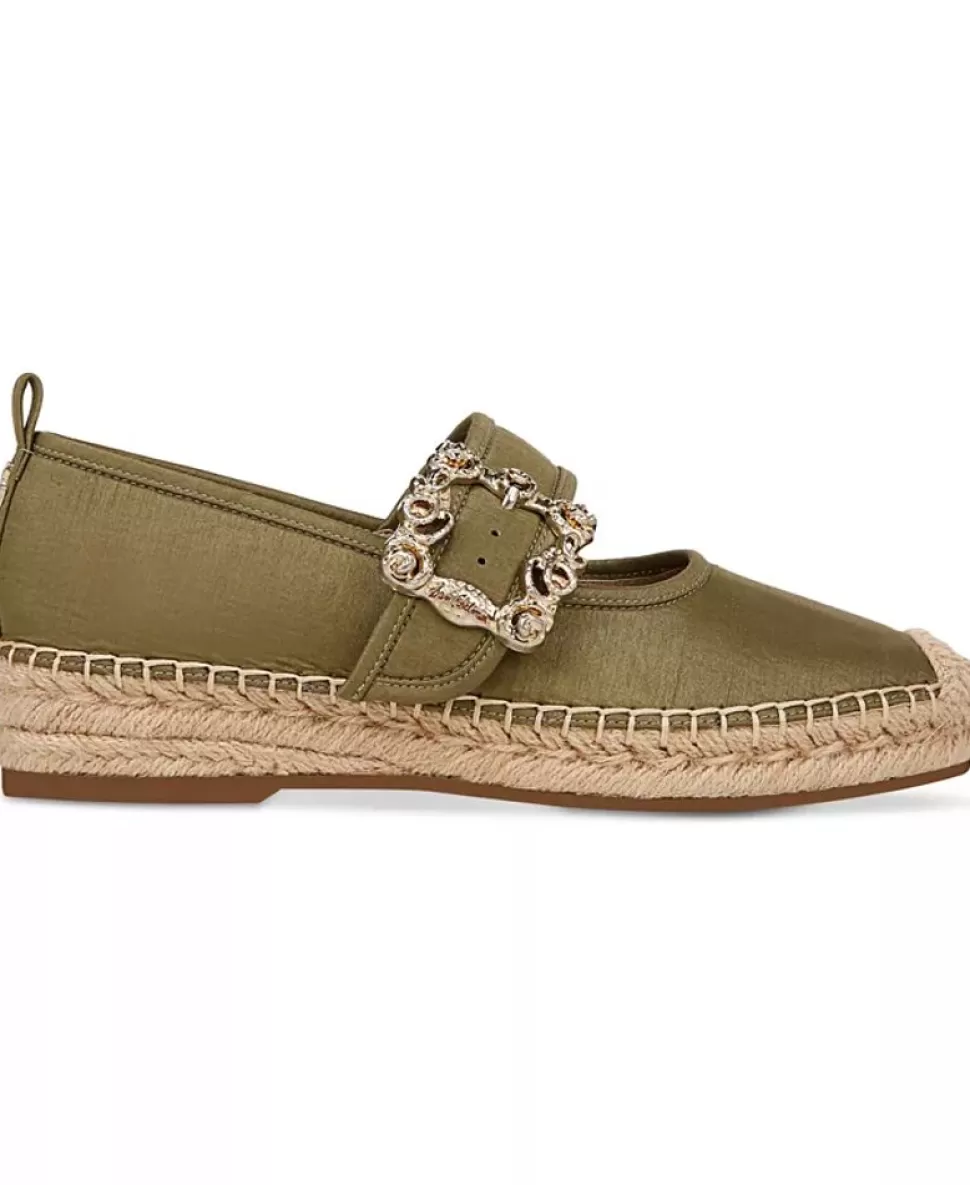 Sam Edelman Flat- Maddy Mary Jane Espadrille Wild Moss