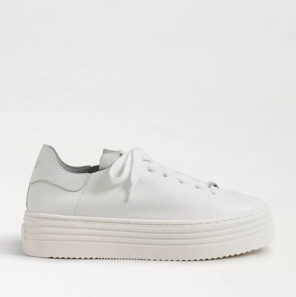 Sam Edelman Sneaker- Pippy White Leather Sneaker