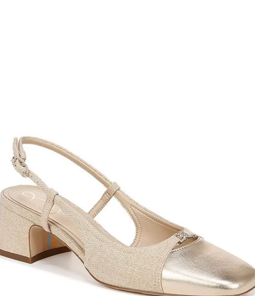 Sam Edelman Heel- Tarra 2 Gold Slingback