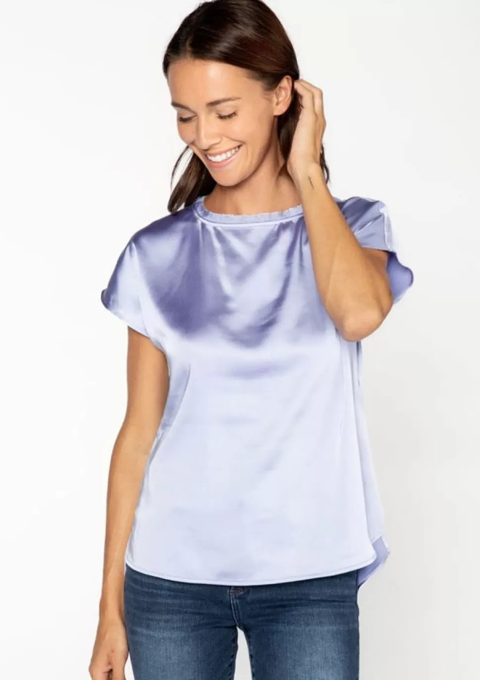 S'edge Apparel Blouses-S'Edge Apparel Astor Top Party Peri