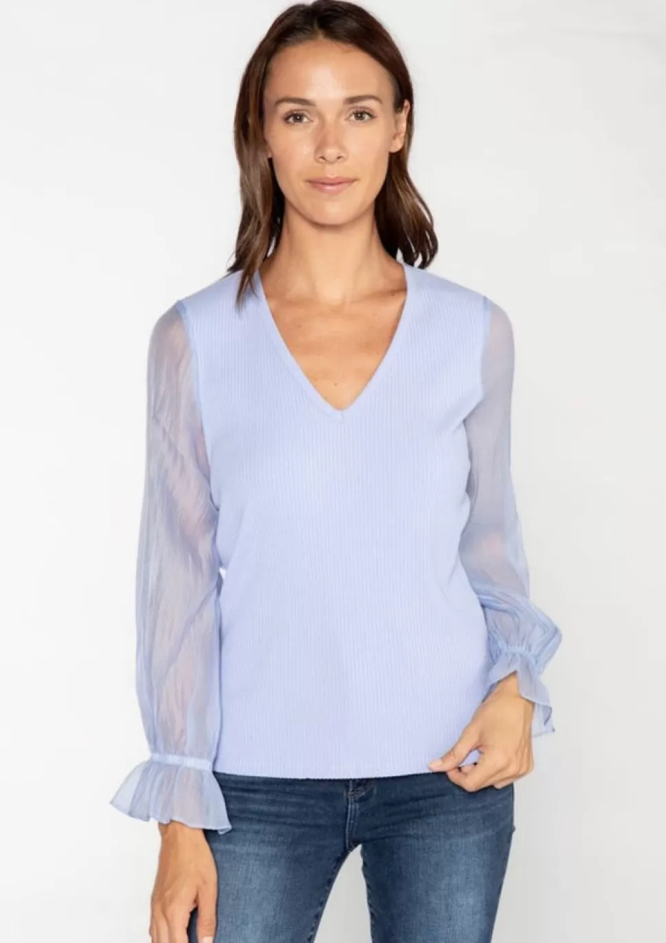 S'edge Apparel Blouses-S'Edge Apparel Murphy Top Party Peri