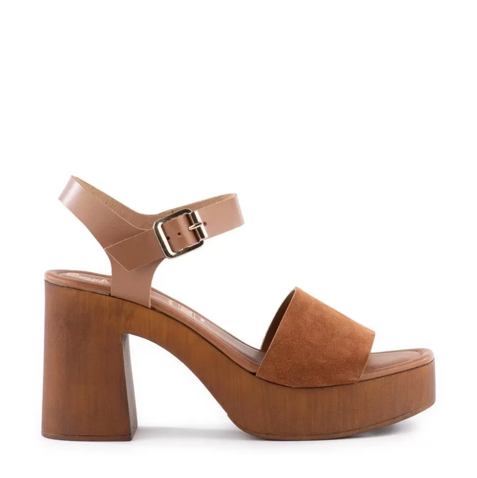 Seychelles Sandal- Manila Cognac Suede