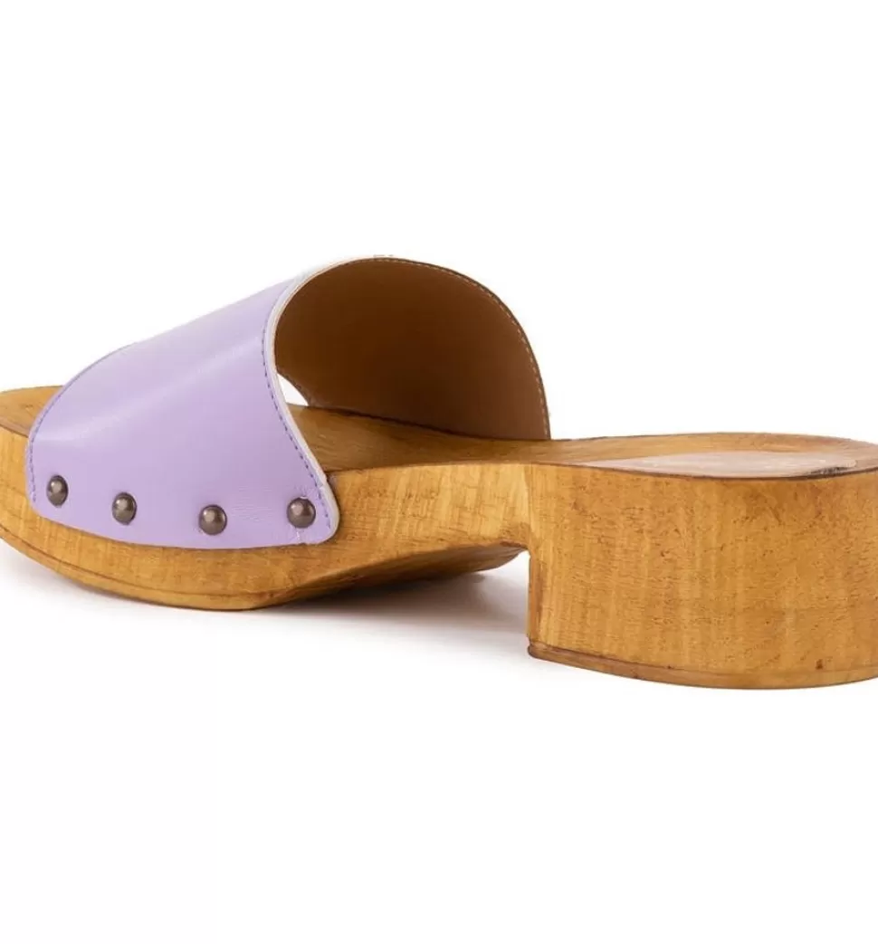 Seychelles Sandal- Marine Layer Lavender Slide