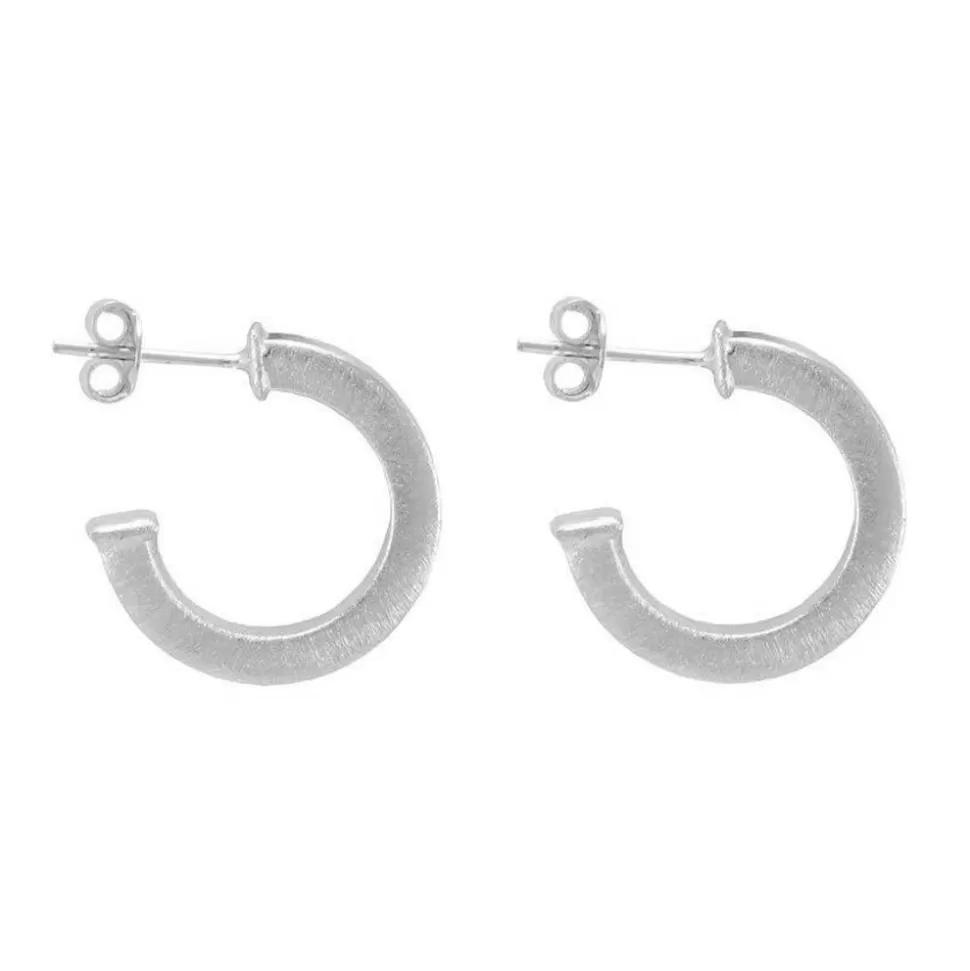 Sheila Fajl Jewelry- Bianca Hoops Silver