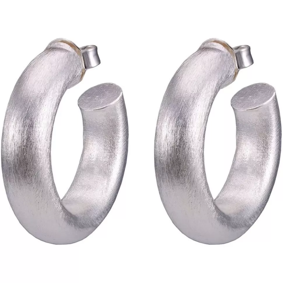 Sheila Fajl Jewelry- Small Chantal Hoops Silver