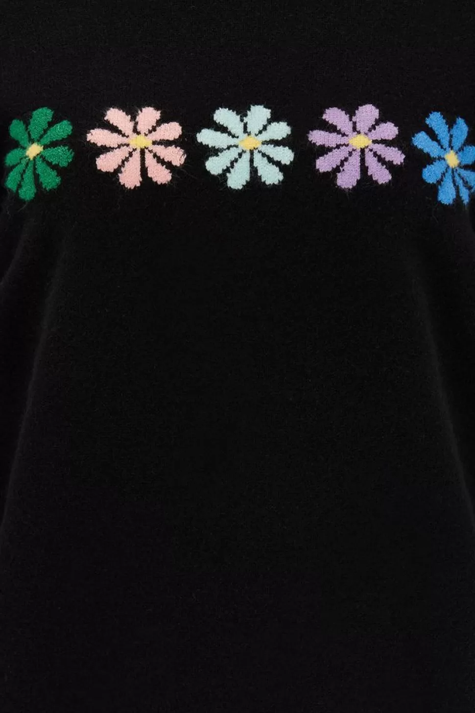 Sugarhill Brighton Sweaters- Andrea Rainbow Daisies Jumper