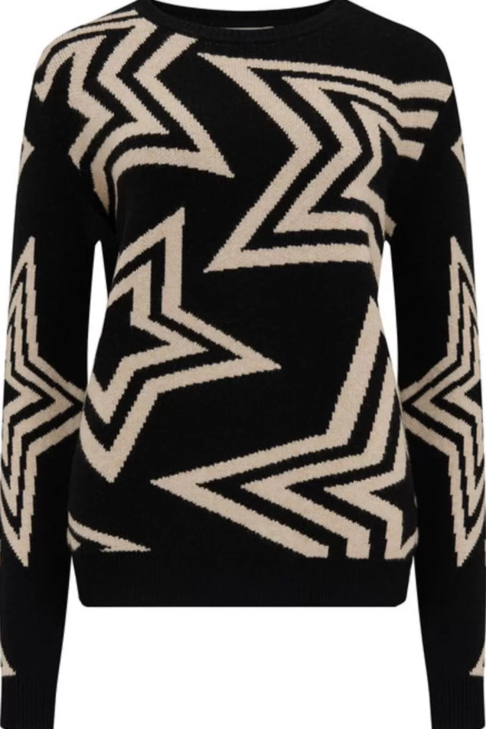 Sugarhill Brighton Sweaters- Thalia Jumper - Black, Star Explosion