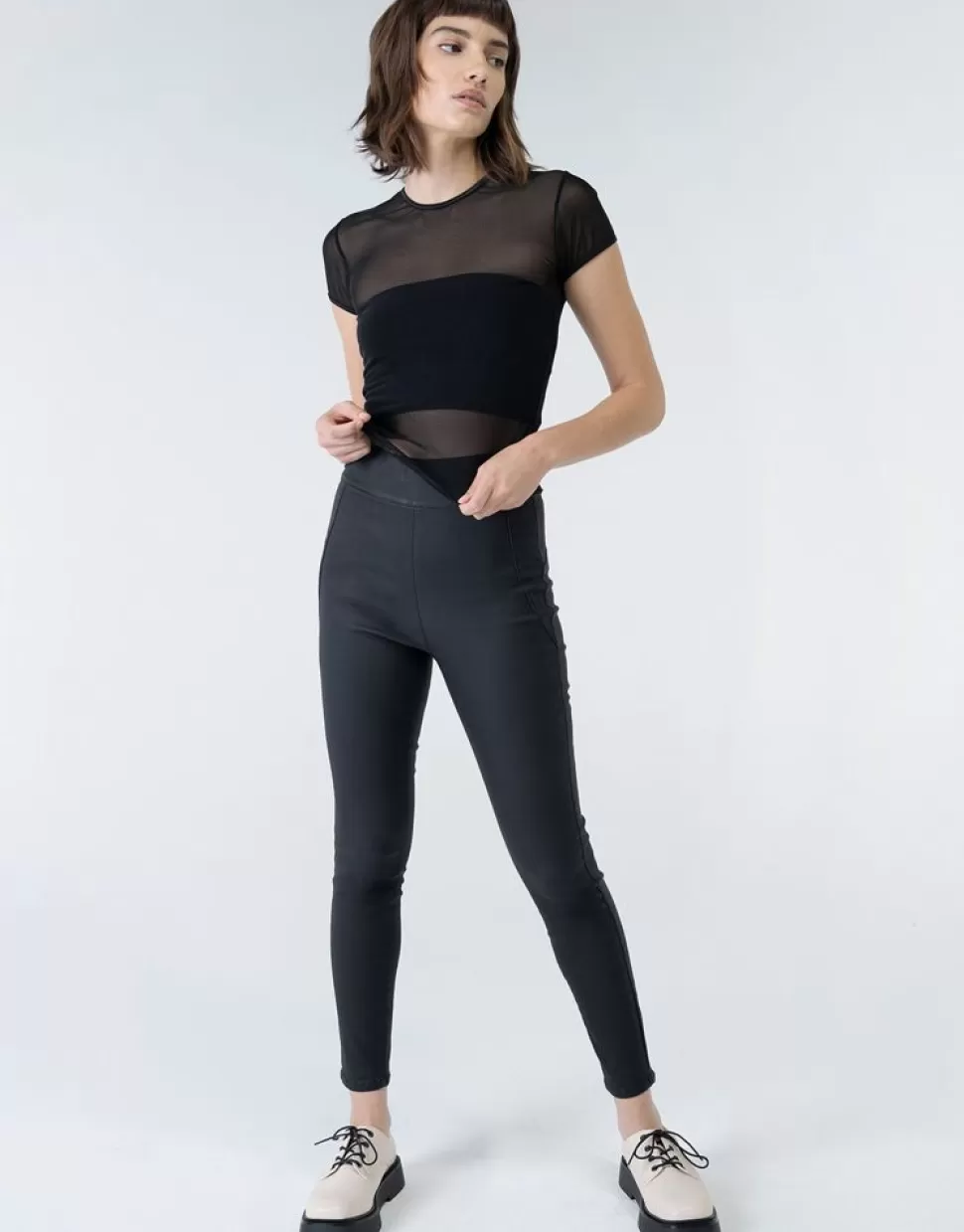 Unpublished Leggings- Ava Vegan Legging In Burnished